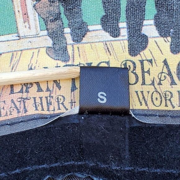 VINTAGE Atlantic Beach Leather Coat Works - Small - Picture 4 of 6